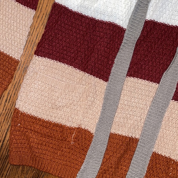 Color Block Open Cardigan - Picture 3 of 4